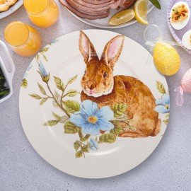 Velký dekorativní talíř Zajíc