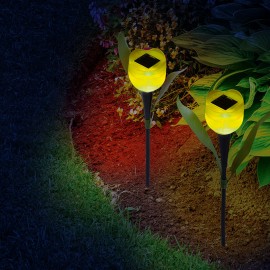 Solární tulipán žlutý