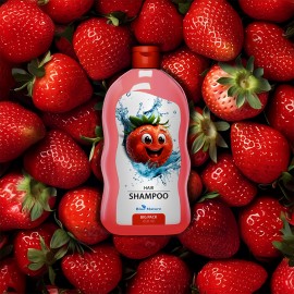 Jahodový dětský šampon na vlasy