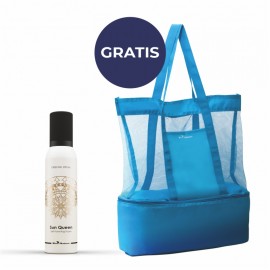 Samoopalovací pěna na tělo Sun Queen + Plážová taška BLUE NATURE
