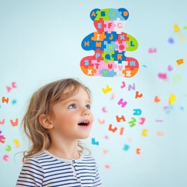 Puzzle Abeceda Medvídek