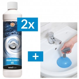 2x GEL PRO ČIŠTĚNÍ POTRUBÍ + Zvon na čištění odpadů zdarma