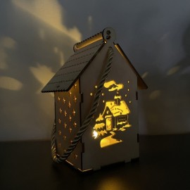 LED adventní lampion