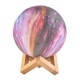 Noční lampička Měsíc 16 barev