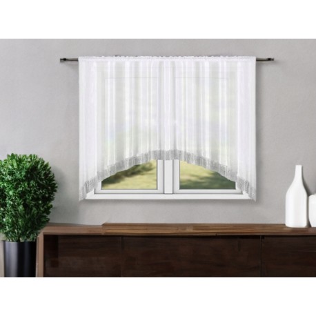 Záclona glamour se zirkony 400x150 cm