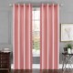 Velurový závěs glamour pudrově růžový 140 x 230 cm s průchodkami