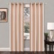 Velurový závěs glamour béžový 140 x 250 cm s průchodkami
