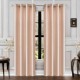 Velurový závěs glamour béžový 140 x 250 cm s průchodkami