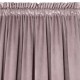 Velurový závěs glamour pudrově růžový 140 x 230 cm s páskou