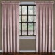 Velurový závěs glamour pudrově růžový 140 x 250 cm s pásko