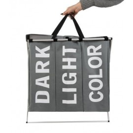 Tříkomorový koš na prádlo