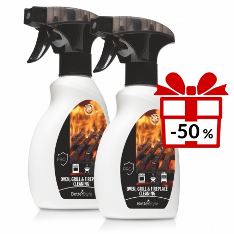 PRO Čisticí sprej na trouby, grily a krby x2
