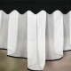 Sada: kuchyňská záclona z voálu 200x80 cm + krátké záclonky 90x50 cm, černé lemování