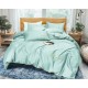 3dílný komplet ložního povlečení s výšivkou, mátová barva, 160x200 cm