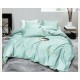 3dílný komplet ložního povlečení s výšivkou, mátová barva, 200x220 cm