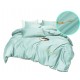 3dílný komplet ložního povlečení s výšivkou, mátová barva, 200x220 cm