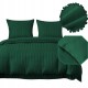 3dílný komplet damaškového ložního povlečení, zelená barva, 160x200 cm