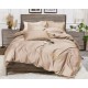 3dílná sada povlečení z mikrovlákna 200x220 cm, béžová