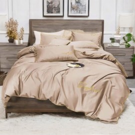 3dílná sada povlečení z mikrovlákna 200x220 cm, béžová