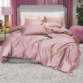 3dílná sada povlečení z mikrovlákna 200x220 cm, růžová