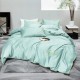 3dílný komplet ložního povlečení s výšivkou, mátová barva, 160x200 cm