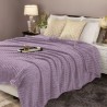 Fialová deka s 3D proužky