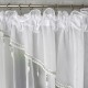 Dvouvrstvá voálová záclona s korálky 400x155 cm