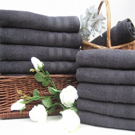 Grafitový froté ručník 70x140 cm