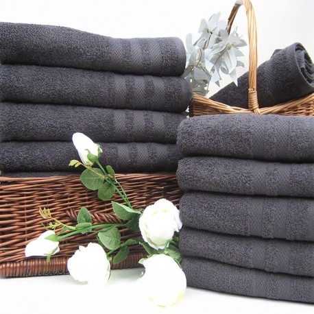 Grafitový froté ručník 70x140 cm