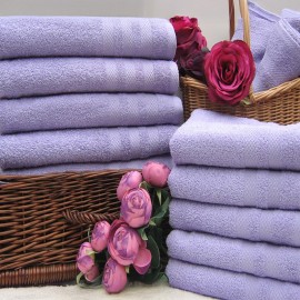 Levandulový froté ručník 50x90 cm