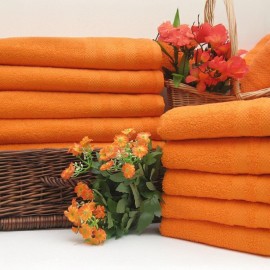 Oranžový froté ručník 50×90 cm