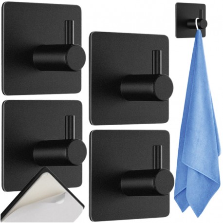 Sada 4 samolepicích háčků