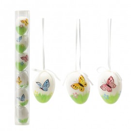 Sada 6 visaček - velikonočních vajíček Motýli