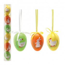 Sada 6 visaček - velikonočních vajíček Zvířátka