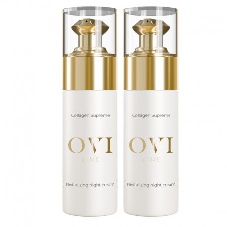 Revitalizační pleťový noční krém Collagen Supreme x2