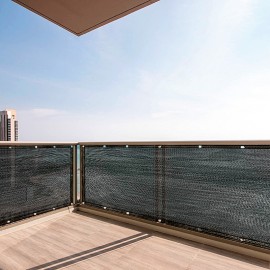 Balkonová clona ze síťoviny PVC