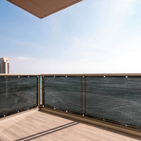 Balkonová clona ze síťoviny PVC