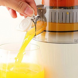 Bílý elektrický odšťavňovač citrusů