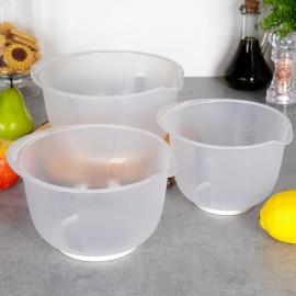Sada 3 mís na mixování s odměrkou