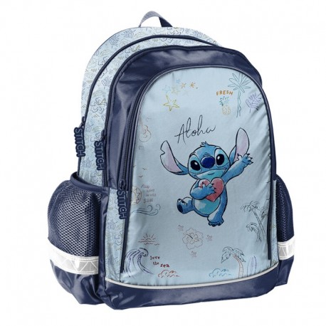 Školní batoh Stitch Blue Aloha