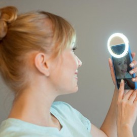 Kruhové selfie světlo k telefonu