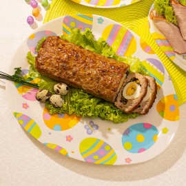 Dekorativní oválný talíř "Kraslice" - velký
