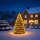 LED světelné kuličky s teplým světlem