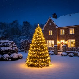 LED světelné kuličky s teplým světlem